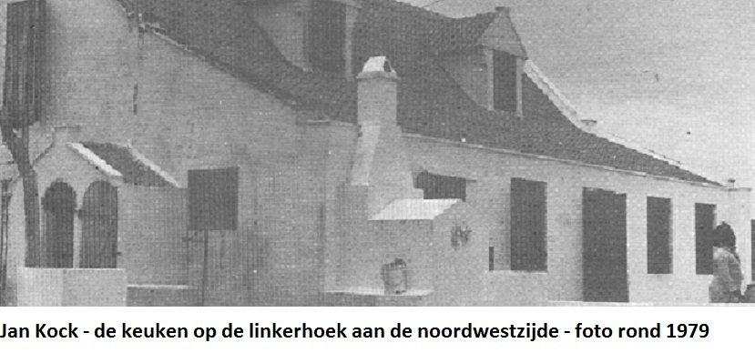13. Jan Kock de keuken op de linkerhoek noordwestzijde 1979